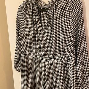 J Crew houdstooth dress
